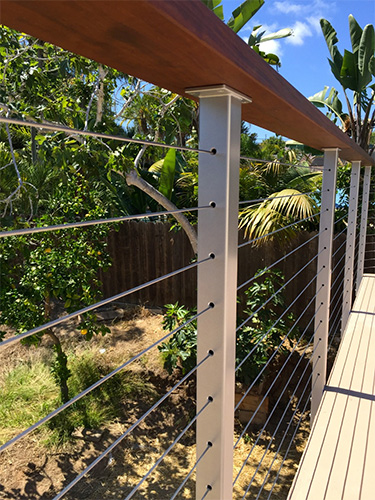 cable railing systems cost; San Diego Cable Railings award winning installations