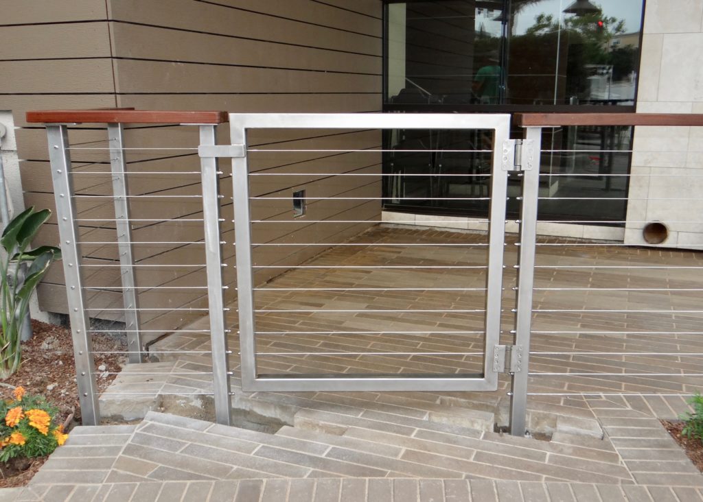 stainless steel gates, stainless steel cable gates