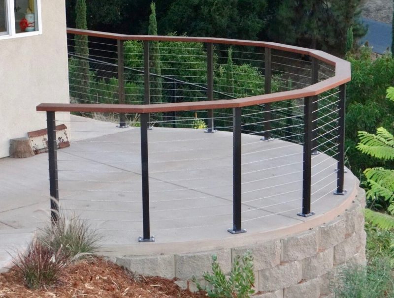 Cool Curves and Radius Railings - San Diego Cable Railings