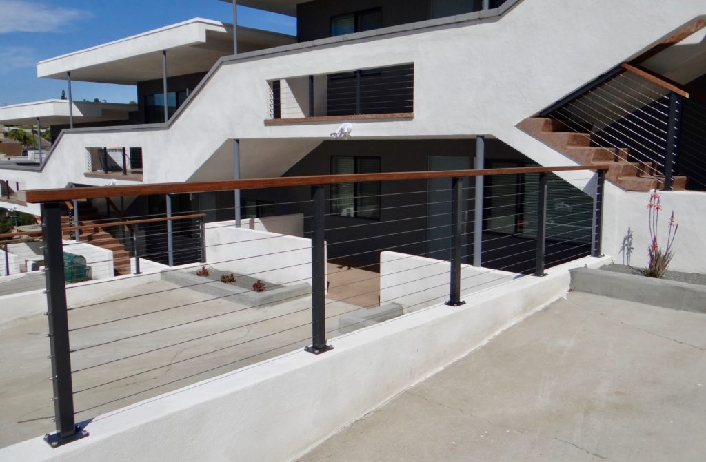 railing systems for retaining walls, commercial cable railing systems