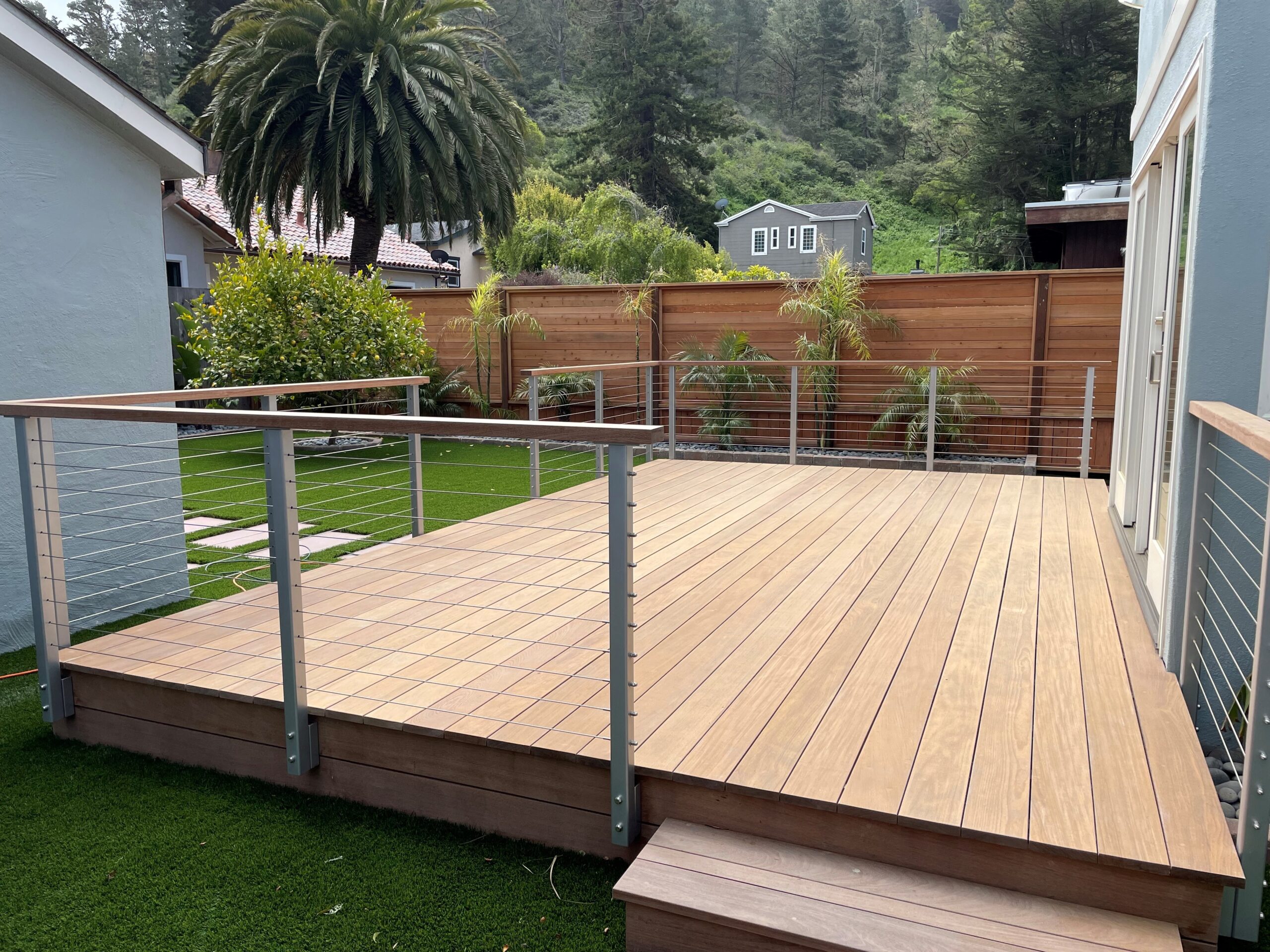 deck railing costs
