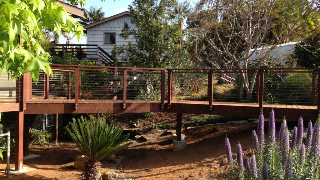 rustic modern railings