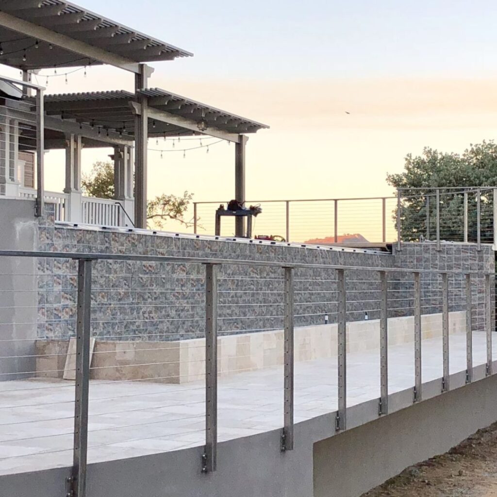stainless steel deck railing