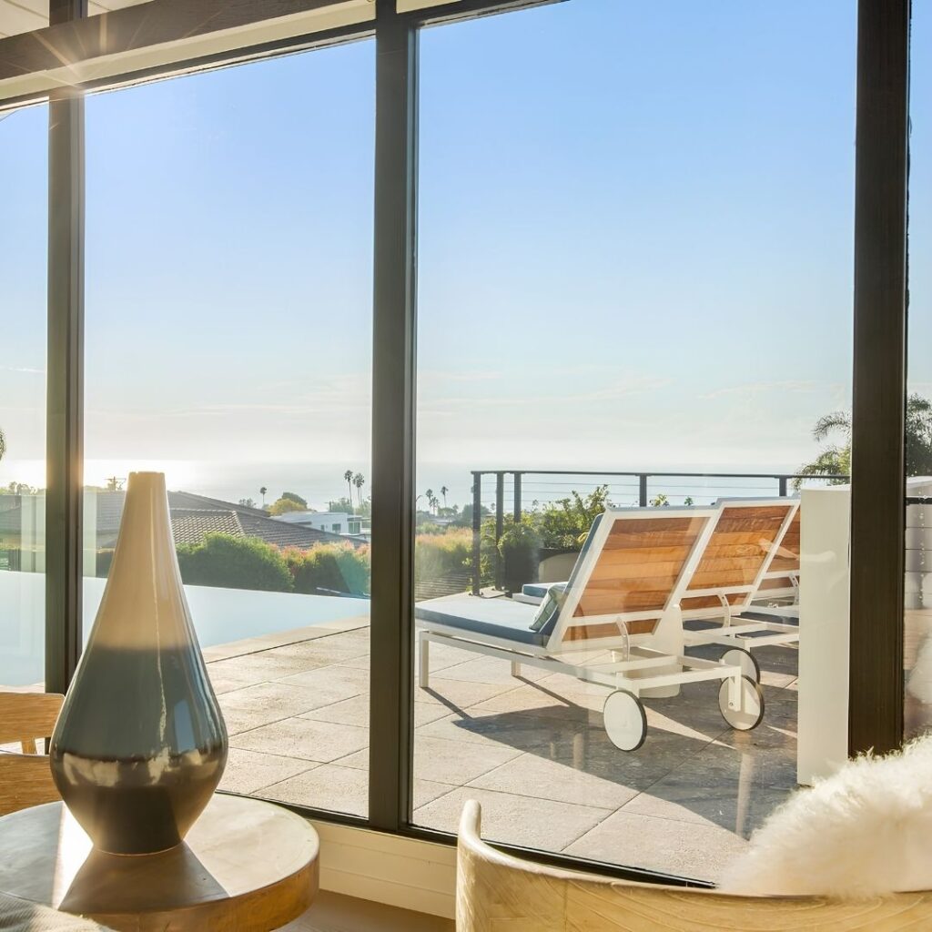 Beach view from deck.