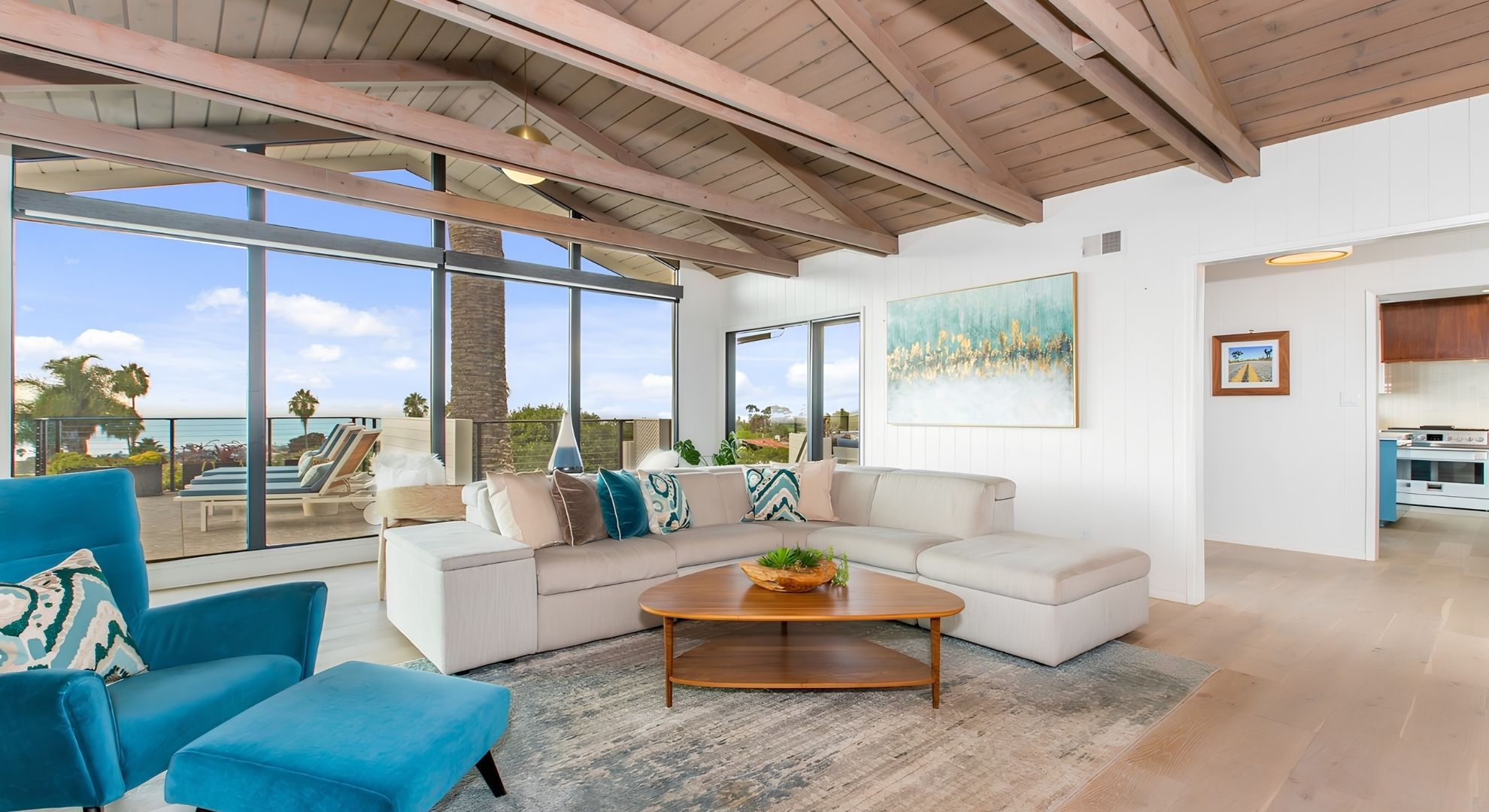 Beachfront property.